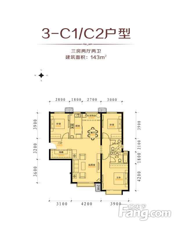 包頭裝修方案包頭藍澤·大金城143㎡